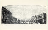 View of Wisconsin Avenue in 1877, Looking West from Cedar Street, Milwaukee, WI [Postcard]