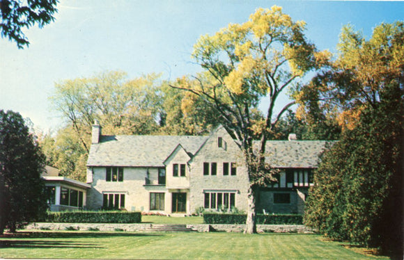 John N. Bergstrom Art Center, Neenah, WI [Postcard]