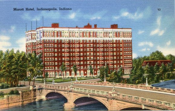 Marott Hotel, Indianapolis, IN [Postcard]