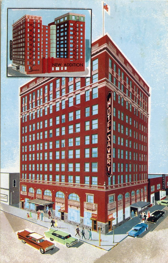The Savery, Des Moines, IA [Postcard]