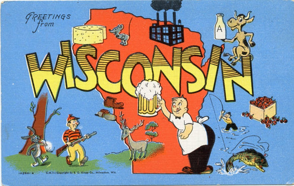 Greetings from Wisconsin [Postcard]