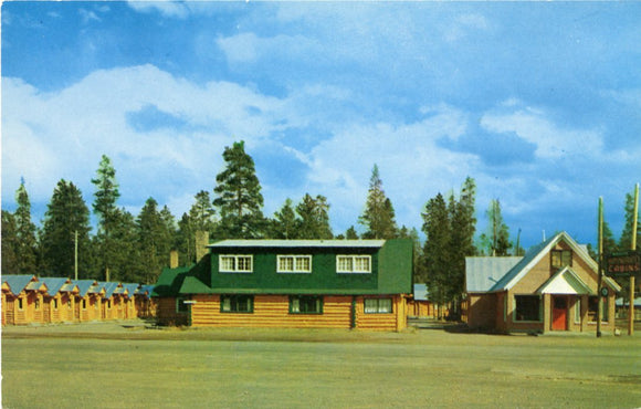 Hayward Cabins, West Yellowstone, MT [Postcard]