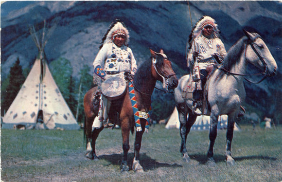 Many Tribes of Indians May Be Seen in Western Celebrations and Festivals, Butte, MT [Postcard]