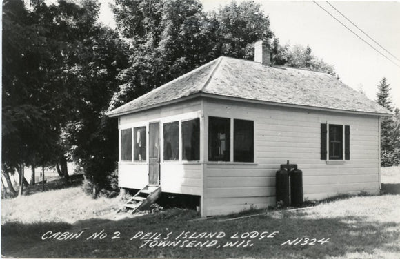Cabin No. 2, Peil's Island Lodge, Townsend, WI [Postcard]