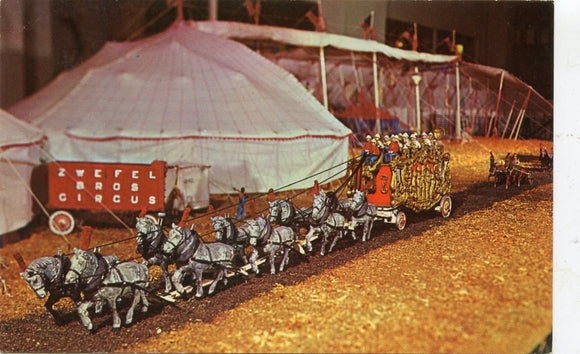 John Zweifel's Miniature Circus Band Wagon, Circus World Museum, Baraboo, WI [Postcard]