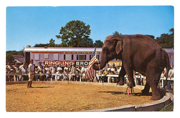 Elephand Act, Circus World Museum, Baraboo, WI [Postcard]