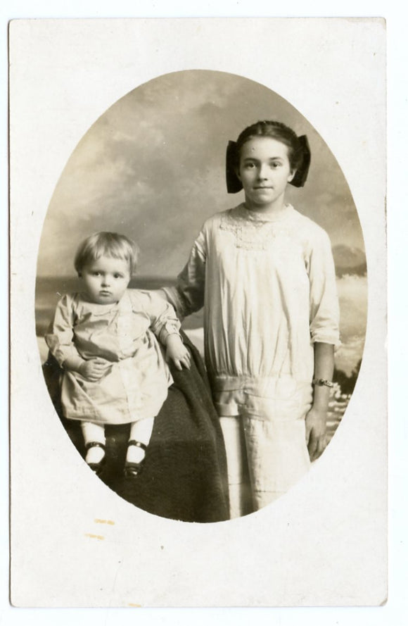 Two Children [Postcard]