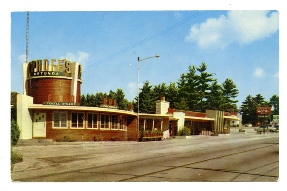Uphoff's Rotunda Restaurant and Motel, Wisconsin Dells, WI [Postcard]