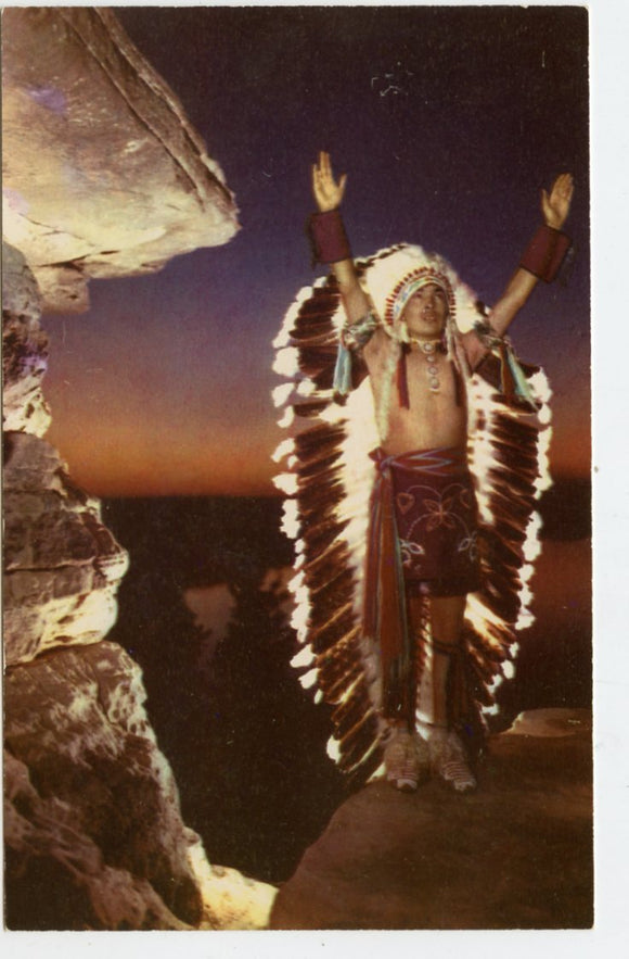 The Sunrise Call of the Stand Rock Indian Ceremonial, Wisconsin Dells, WI [Postcard]