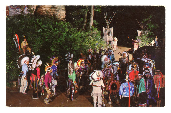 Dance of the Winnebago, Stand Rock Indian Ceremonial, Wisconsin Dells, WI [Postcard]