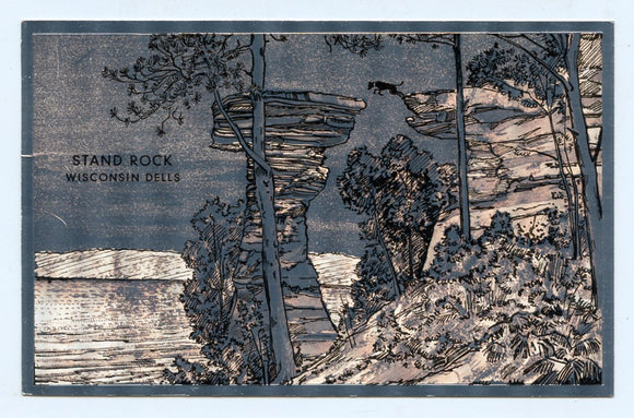 Stand Rock, Wisconsin Dells, WI [Postcard]