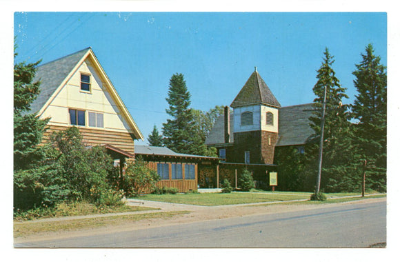 Island Craft Shop and St. John's United Church of Christ, Madeline Island, LaPointe, WI [Postcard]
