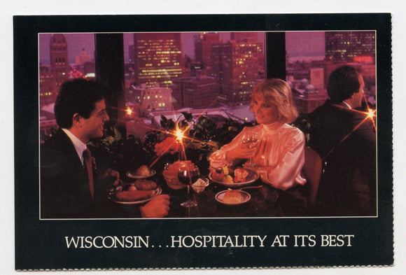 Dining at the Hyatt Regency, Milwaukee, WI [Postcard]