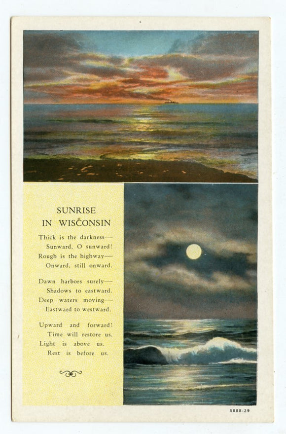 Sunset in Wisconsin [Postcard]