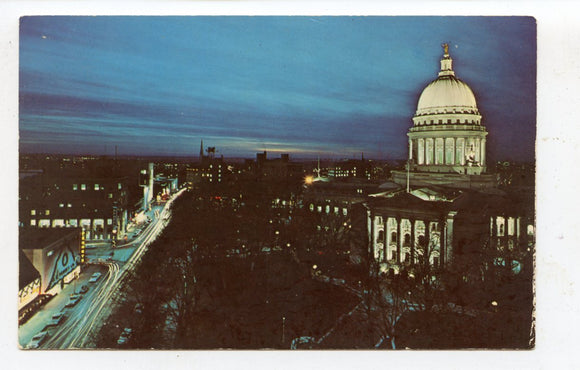 Capitol Square, Madison, WI [Postcard]