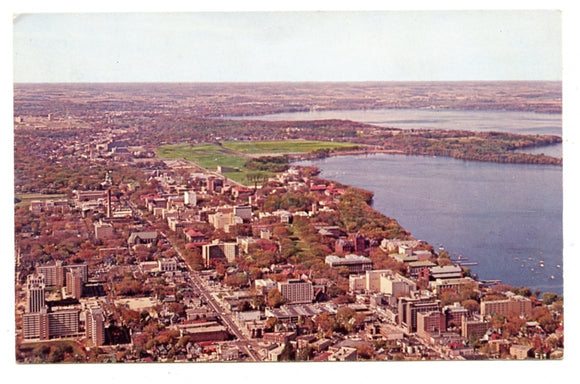 Air View of The University of Wisconsin, Madison, WI [Postcard]