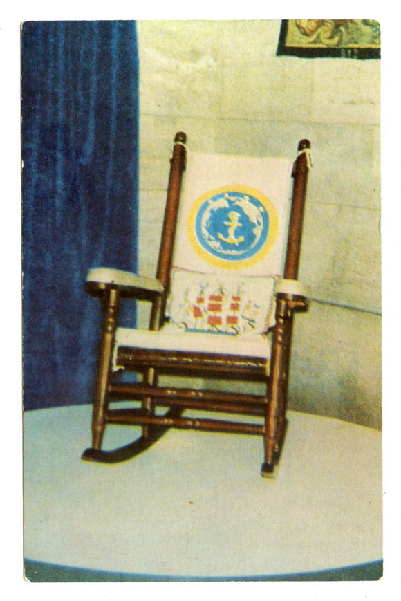 John F. Kennedy's Rocking Chair [Postcard]