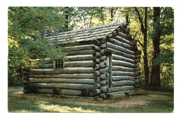 School and Church, New Salem State Park, Lincoln's New Salem, IL [Postcard]
