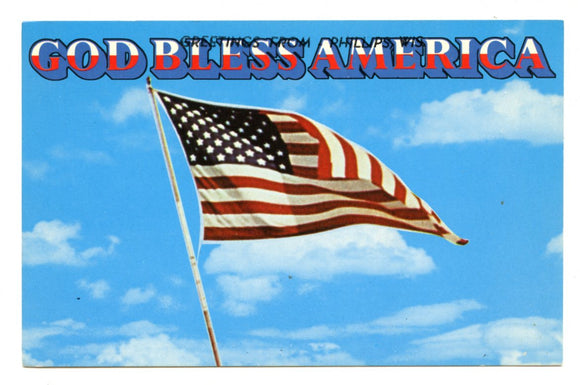 The Flag of the United States, The Stars and Stripes [Postcard]