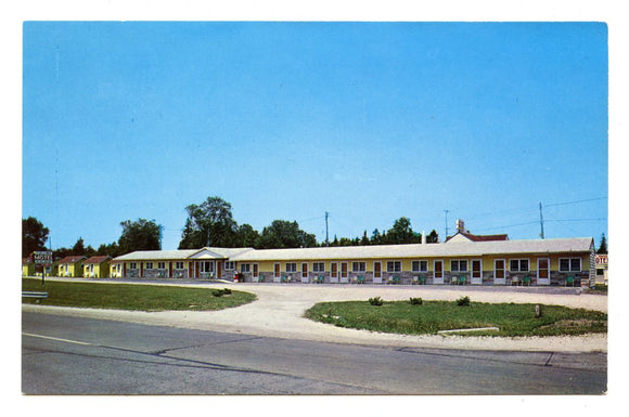 Collin's Motel, St. Ignace, MI [Postcard]