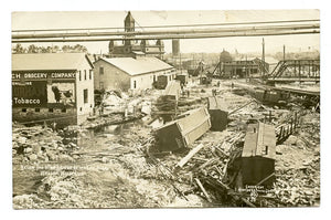 Below the High Bridge After the Flood, Wausau, WI