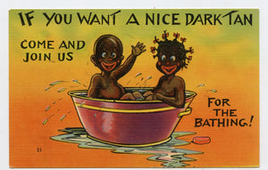 If You Want a Nice Dark Tan, Come and Join Us for the Bathing!