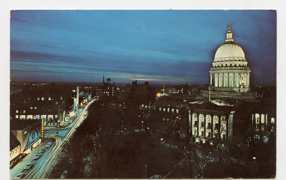 Capitol Square, Madison, WI [Postcard]