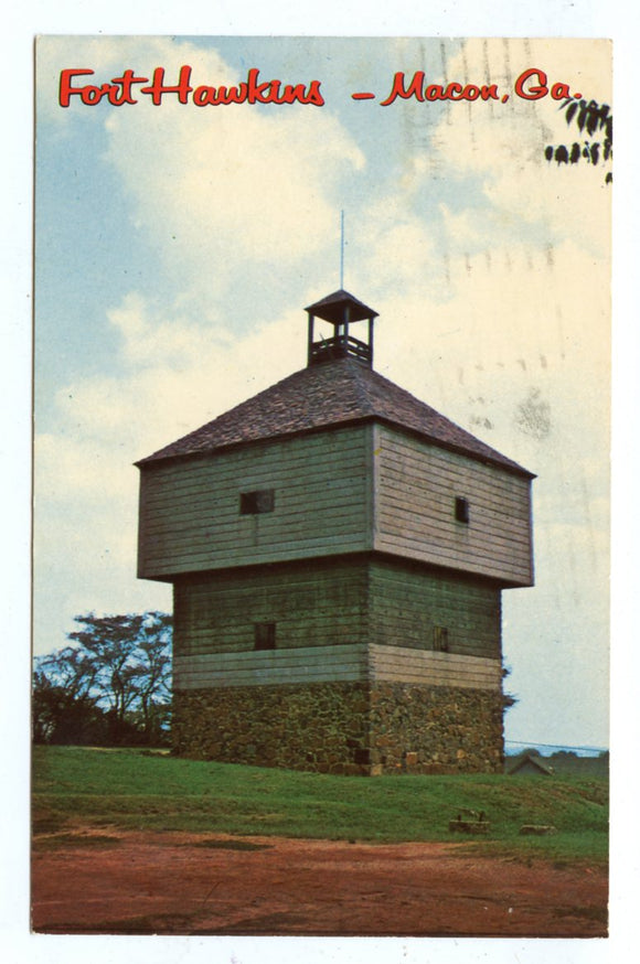 Fort Hawkins, Macon, GA [Postcard]