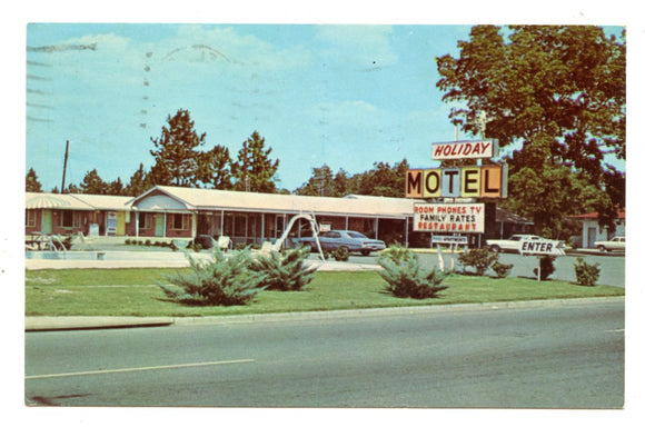 Holiday Motel and Restaurant, Adel, GA [Postcard]