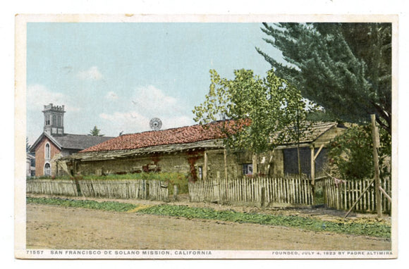 San Francisco de Solano Mission, Alta, CA [Postcard]
