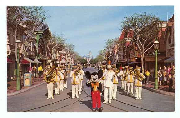 Mickey Mouse and Disneyland Band, Disneyland, CA [Postcard]