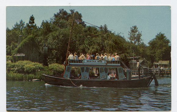 Keel Boat in Frontierland, Disneyland, CA [Postcard]