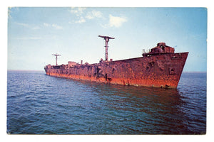 Target Ship Off Eastham in Cape Cod Bay, MA