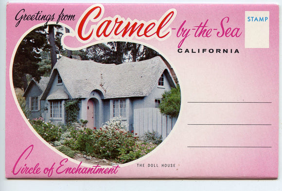 Greetings from Carmel-By-The-Sea, CA Souvenir Folder [Postcard]