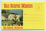San Gabriel Mission, San Gabriel, CA Souvenir Folder [Postcard]