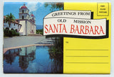 Greetings from Old Mission Santa Barbara, CA Souvenir Folder [Postcard]