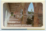 Greetings from Old Mission Santa Ines, Solvang, CA Souvenir Folder [Postcard]
