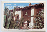 Greetings from Mission San Miguel Arcangel, San Miguel, CA Souvenir Folder [Postcard]