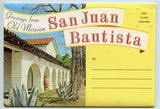 Greetings from Old Mission San Juan Bautista, CA Souvenir Folder [Postcard]