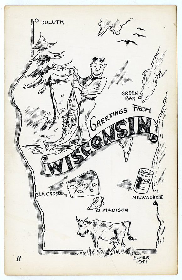 Greetings from Wisconsin [Postcard]