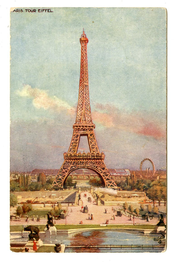 The Eiffel Tower, Paris, France [Postcard]