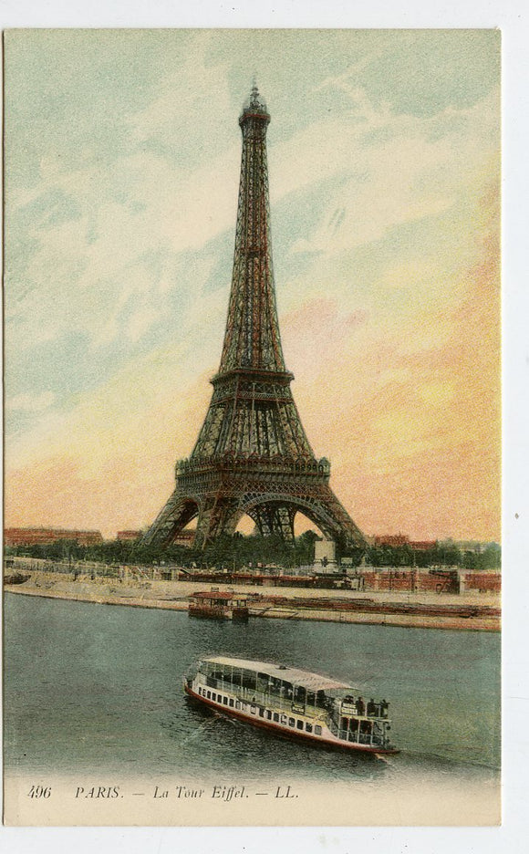 The Eiffel Tower, Paris, France [Postcard]