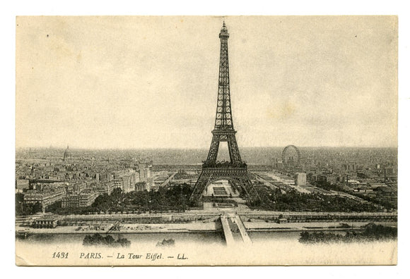 The Eiffel Tower, Paris, France [Postcard]