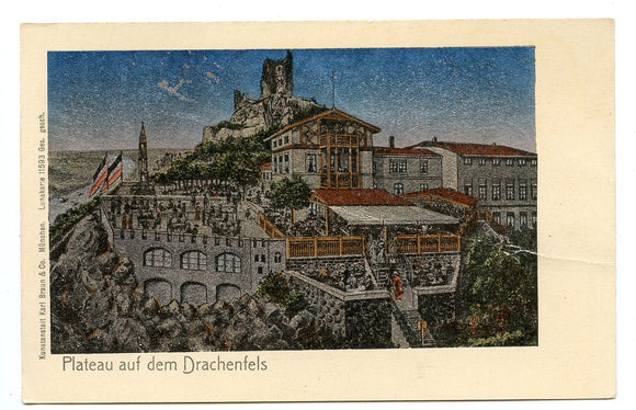Plateau auf dem Drachenfels [Postcard]