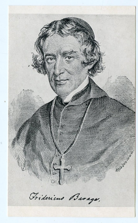 Most Rev. Frederic Baraga, First Bishop of Marquette, MI [Postcard]