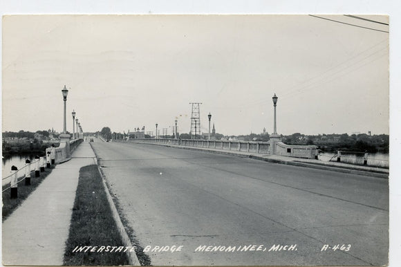 Interstate Bridge, Menominee, MI [Postcard]