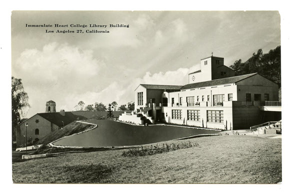 Immaculate Heart College Library Building, Los Angeles, CA [Postcard]