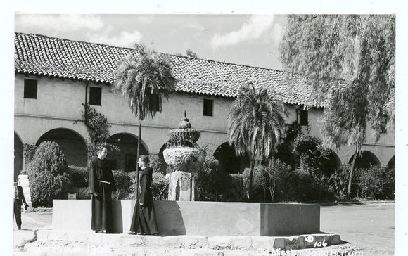 Old Mission, Santa Barbara, CA [Postcard]