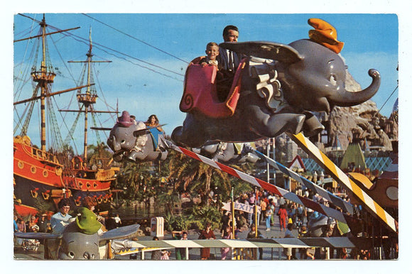 Dumbo, Fantasyland, Disneyland, CA [Postcard]