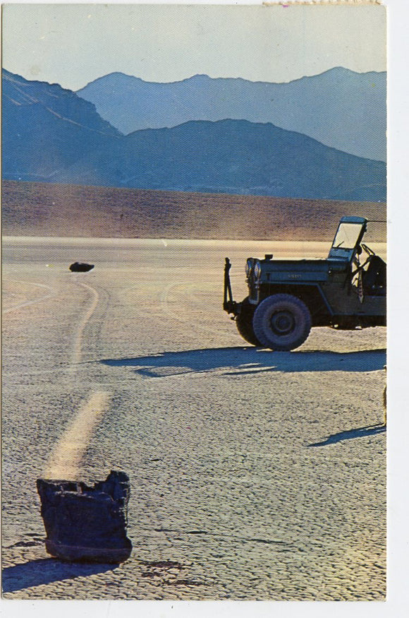 Wandering Rocks at the Racetrack, Death Valley, CA [Postcard]